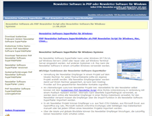 Tablet Screenshot of newsletter-software-php.de